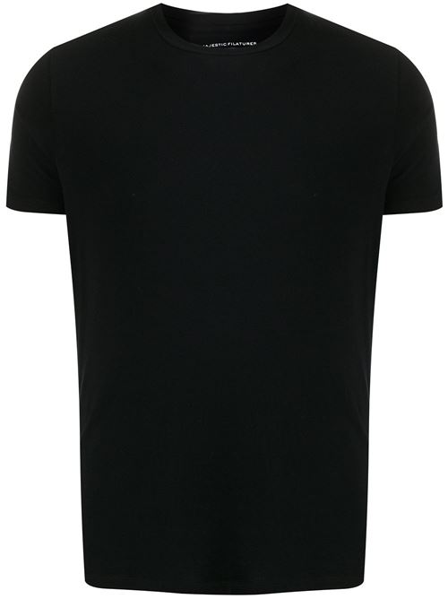 T-shirt uomo Majestic Filatures nera MAJESTIC FILATURES | S26M090HTS019002